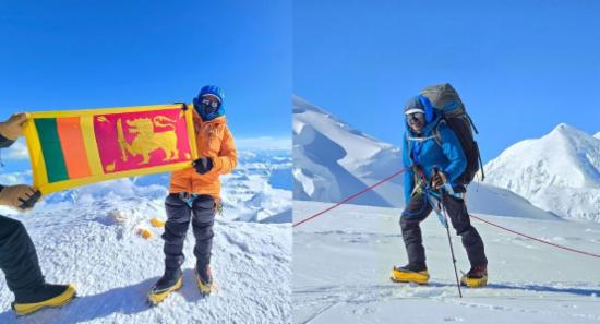 Johann Peries Summits North America's Highest Peak